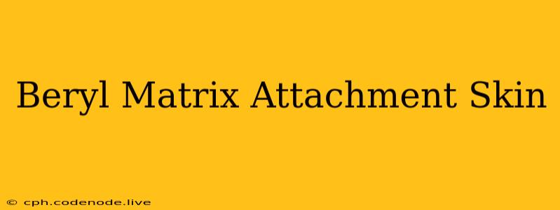 Beryl Matrix Attachment Skin