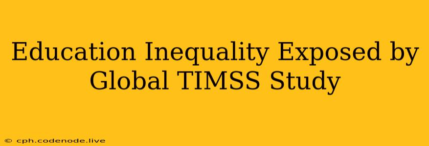 Education Inequality Exposed by Global TIMSS Study
