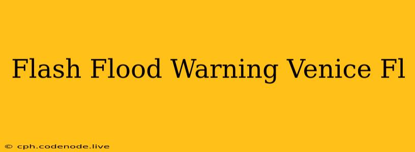 Flash Flood Warning Venice Fl