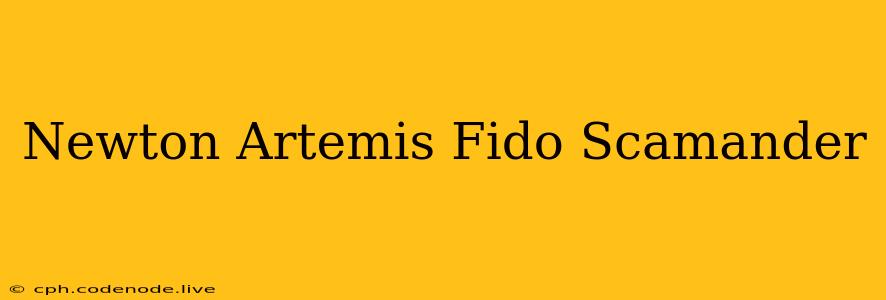 Newton Artemis Fido Scamander