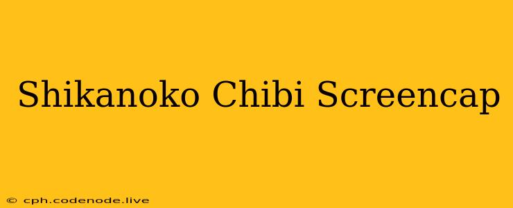 Shikanoko Chibi Screencap