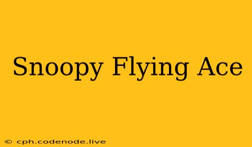 Snoopy Flying Ace