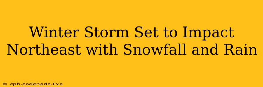 Winter Storm Set to Impact Northeast with Snowfall and Rain